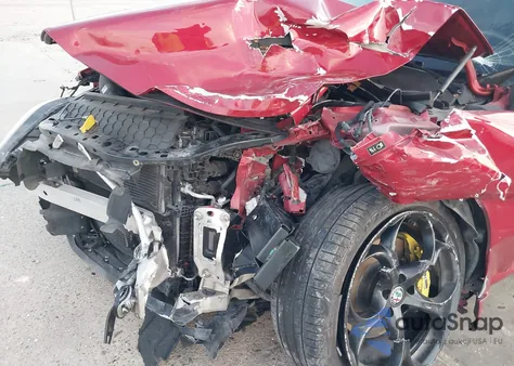 2017 Alfa Romeo Giulia Ti Rwd from USA, damaged, VIN ZARFAECN9H7545070